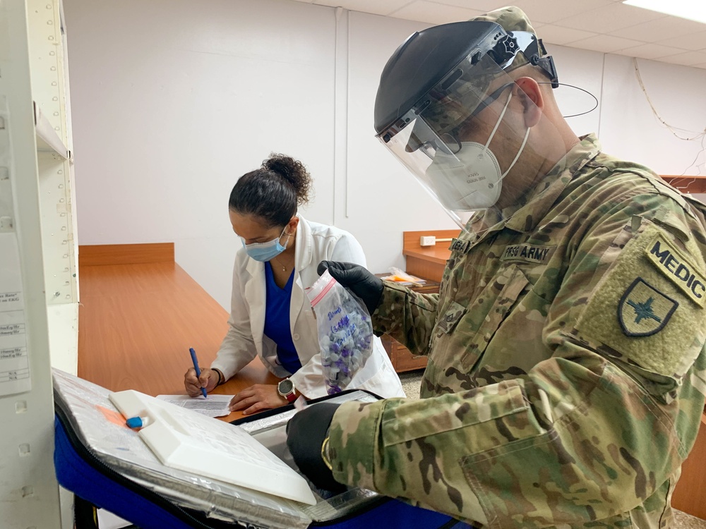 PRNG delivers COVID-19 vaccines around the island