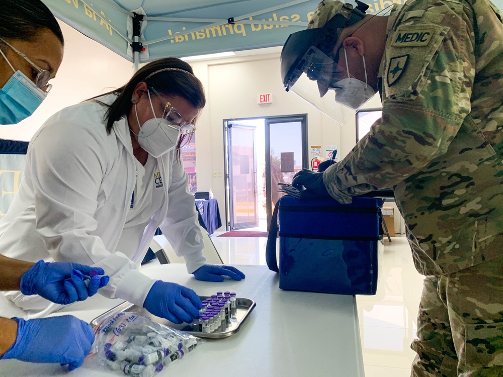PRNG delivers COVID-19 vaccines around the island