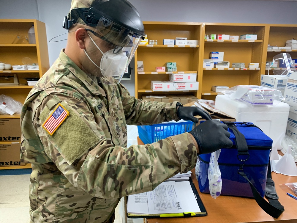 PRNG delivers COVID-19 vaccines around the island