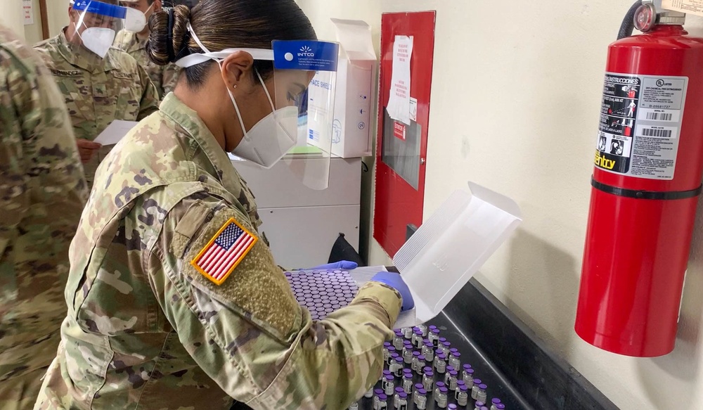 PRNG delivers COVID-19 vaccines around the island