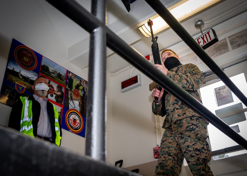 Active Shooter Drill at Lejeune Hall