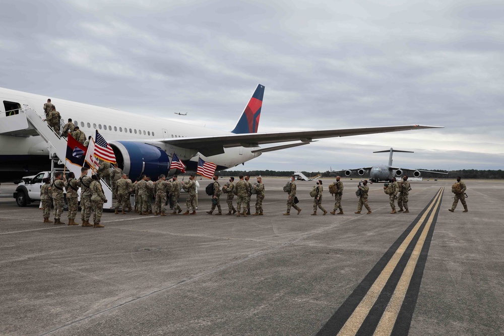 The 3rd Infantry Division's 1st Brigade deploys to Europe