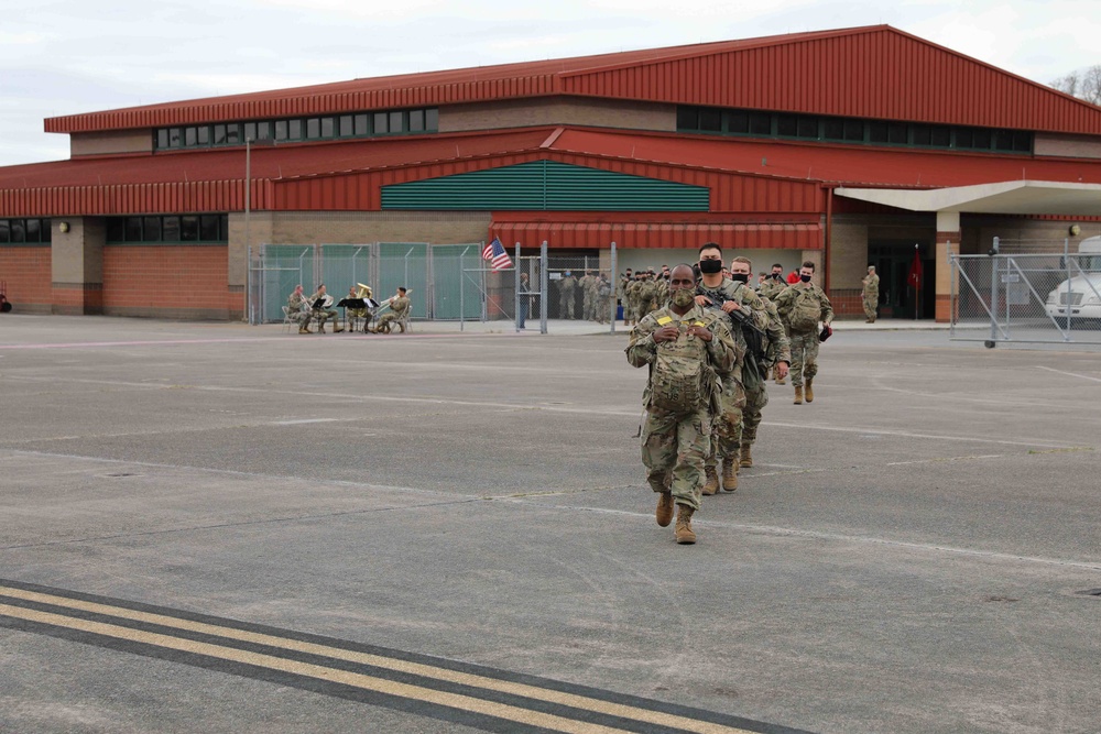 The 3rd Infantry Division's 1st Brigade deploys to Europe