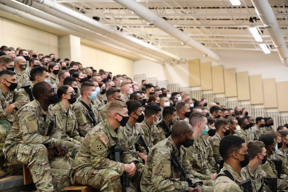 The 3rd Infantry Division's 1st Brigade deploys to Europe