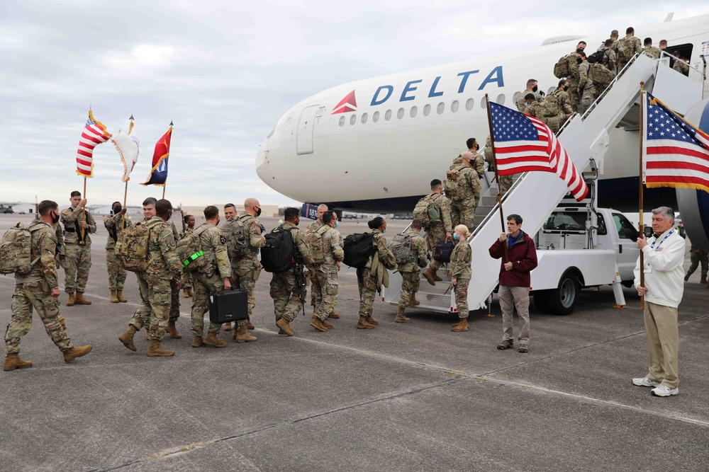 The 3rd Infantry Division's 1st Brigade deploys to Europe