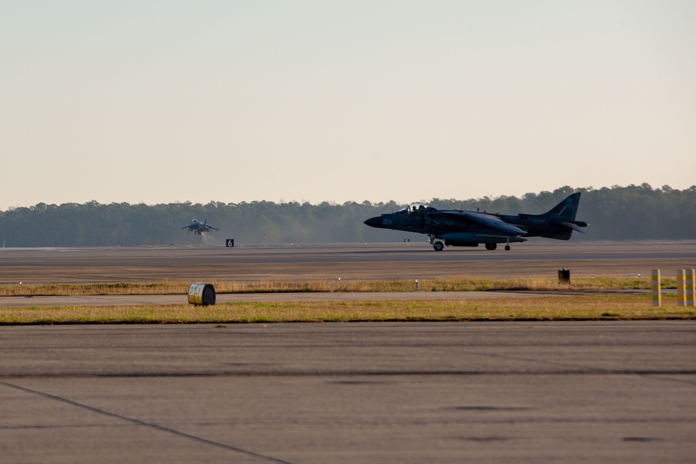 Marine Attack Squadron 223 Exercise Cold Response Departure