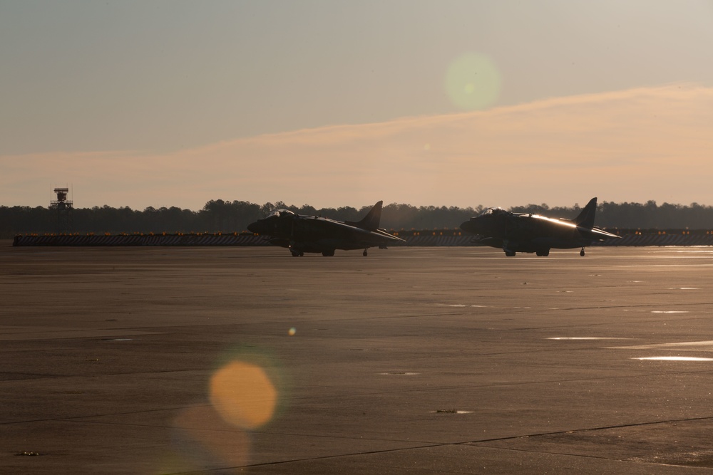 Marine Attack Squadron 223 Exercise Cold Response Departure