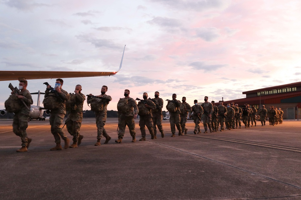 The 3rd Infantry Division's 1st Brigade deploys to Europe