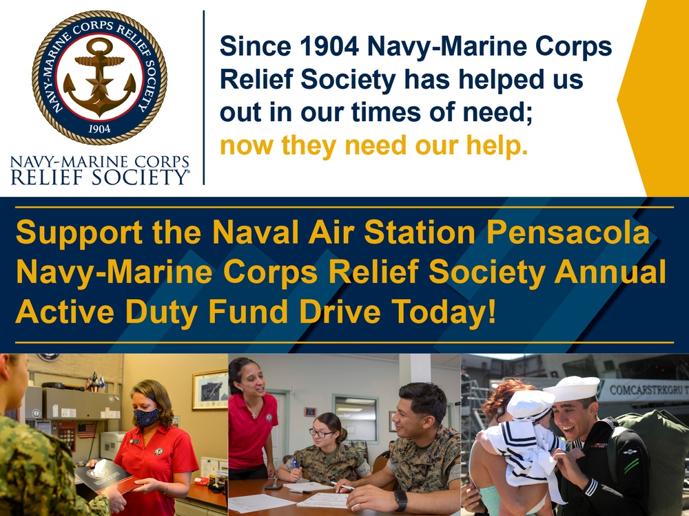 Navy-Marine Corps Relief Society Pensacola Launches Annual Active Duty Fund Drive