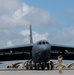 Bomber visits base