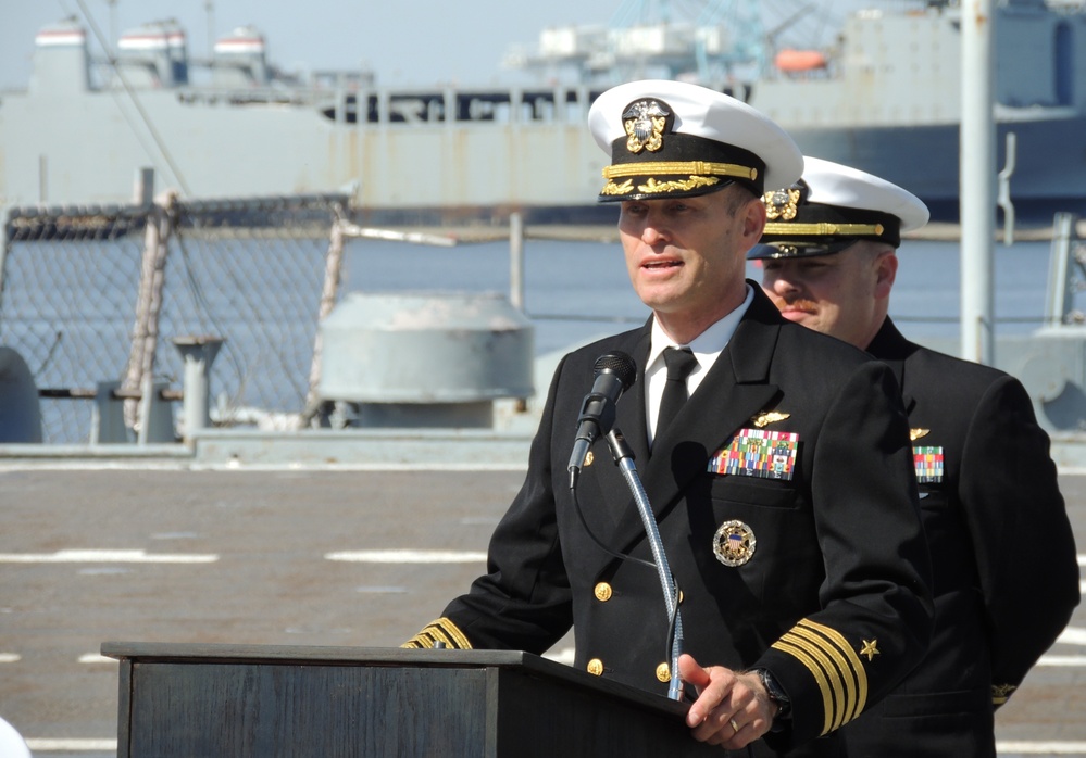 Naval Museum hosts a commissioning ceremony