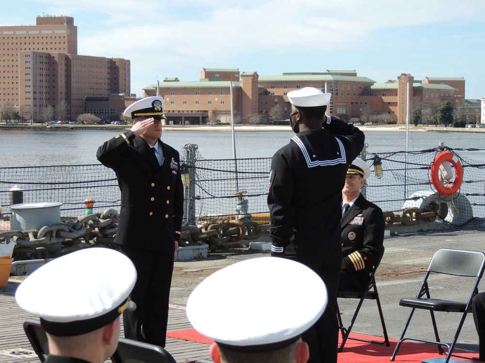 Naval Museum hosts a commissioning ceremony