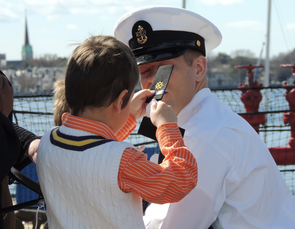 Naval Museum hosts a commissioning ceremony