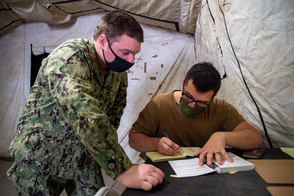 Underwater Construction Team 2, Naval Mobile Construction Battalion 5 Hold Unit Level Training