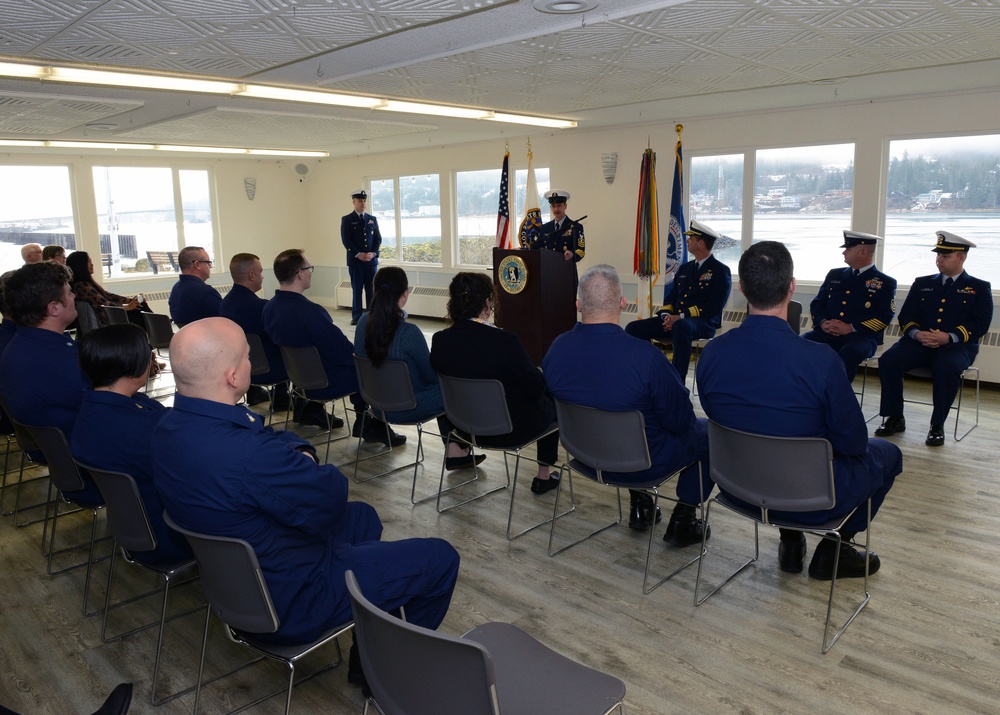 17th Coast Guard District command master chief change of watch