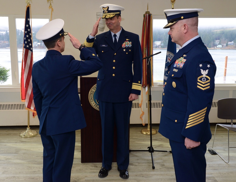 17th Coast Guard District command master chief change of watch