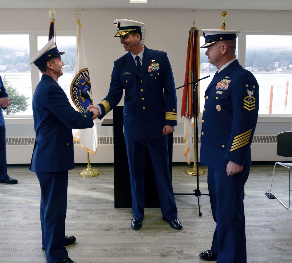 17th Coast Guard District command master chief change of watch