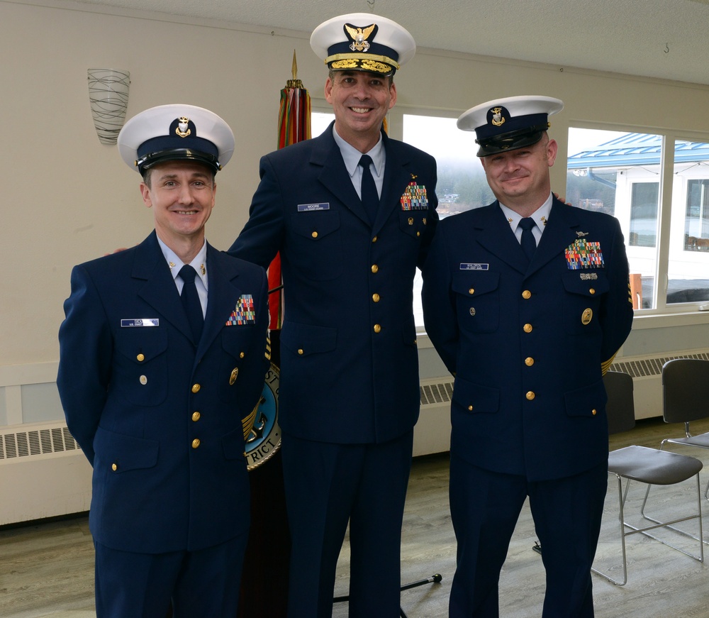 17th Coast Guard District command master chief change of watch