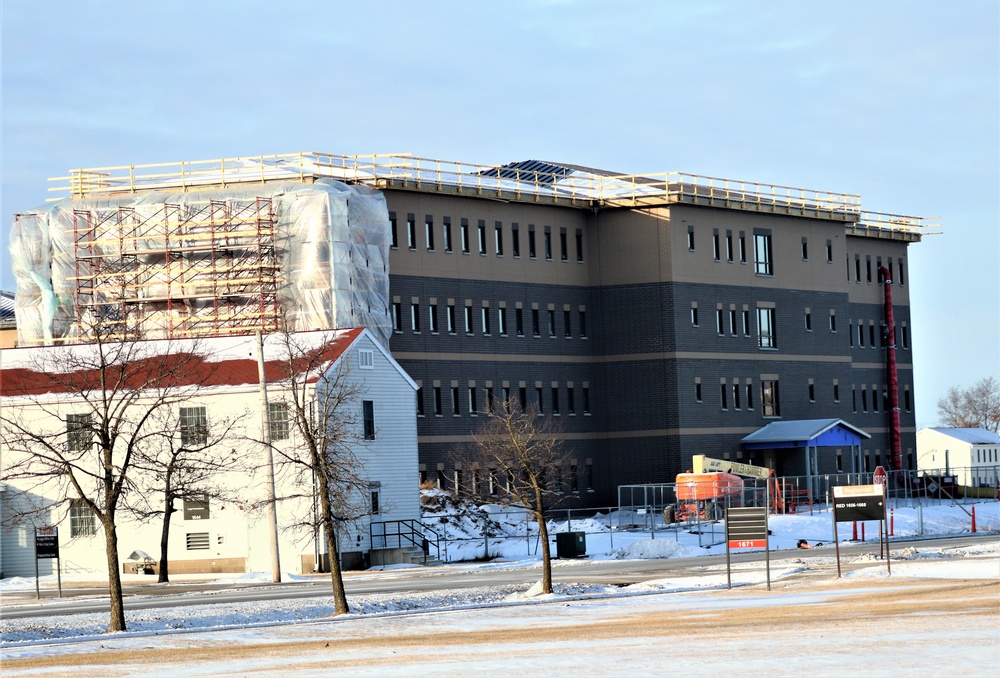 Early March update shows fiscal year 2020-funded barracks project remains on schedule at Fort McCoy