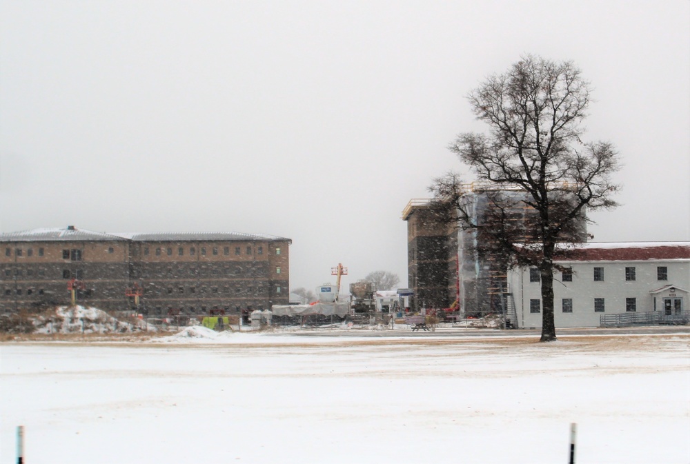 Early March update shows fiscal year 2020-funded barracks project remains on schedule at Fort McCoy