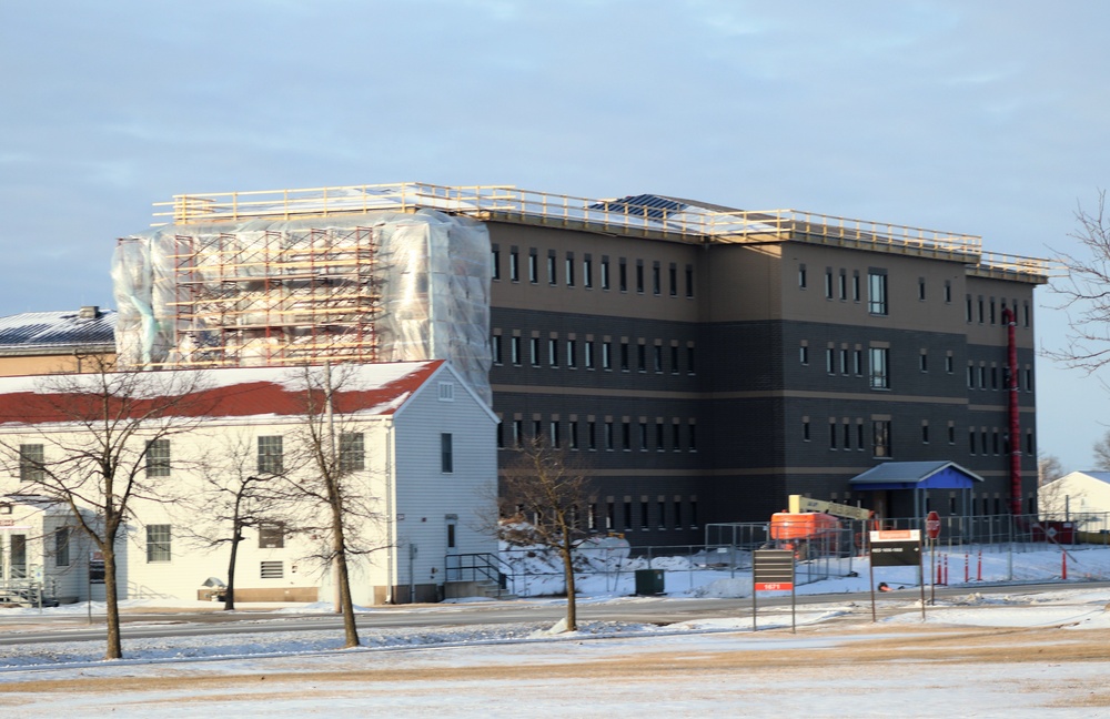 Early March update shows fiscal year 2020-funded barracks project remains on schedule at Fort McCoy
