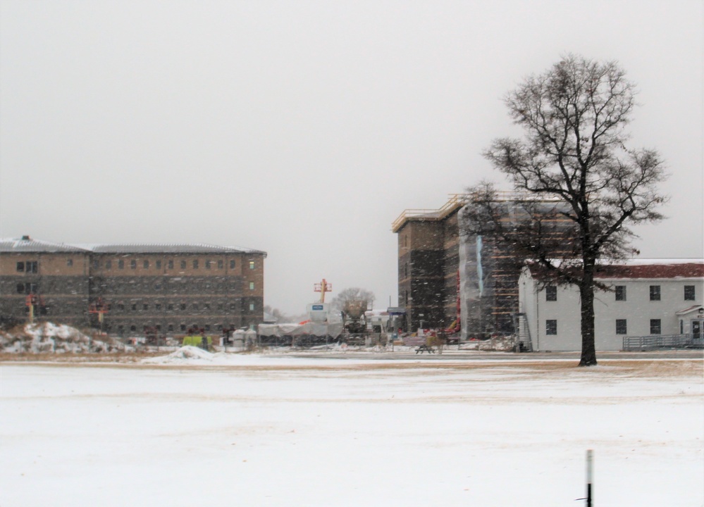 Early March update shows fiscal year 2020-funded barracks project remains on schedule at Fort McCoy