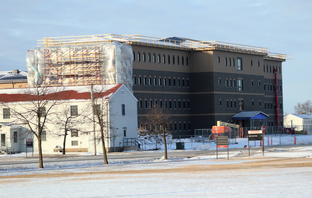 Early March update shows fiscal year 2020-funded barracks project remains on schedule at Fort McCoy