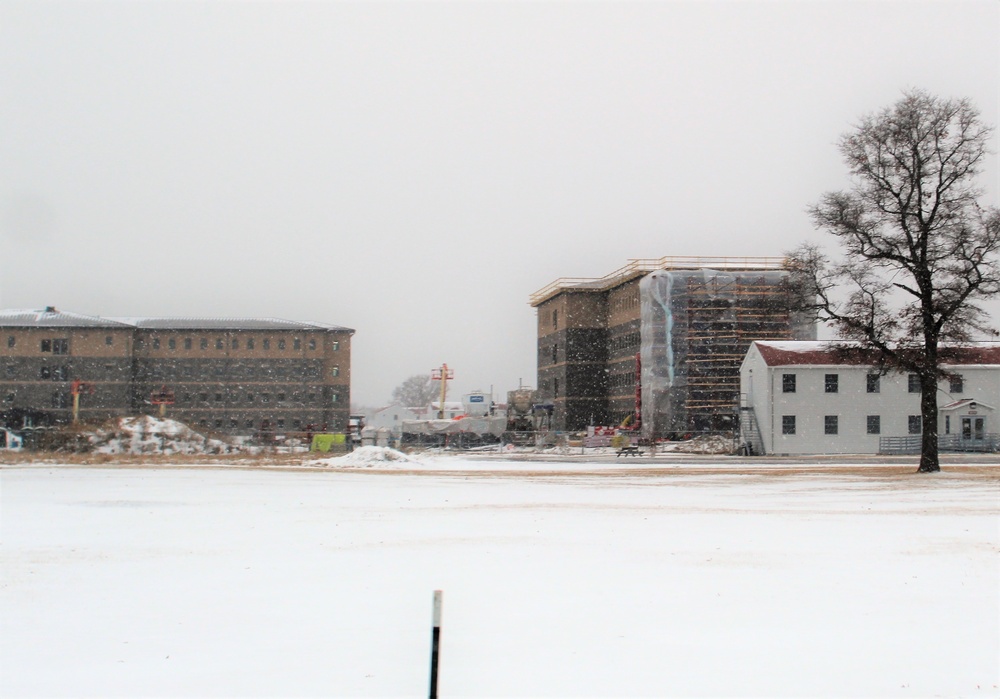 Early March update shows fiscal year 2020-funded barracks project remains on schedule at Fort McCoy