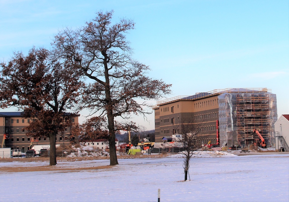 Early March update shows fiscal year 2020-funded barracks project remains on schedule at Fort McCoy