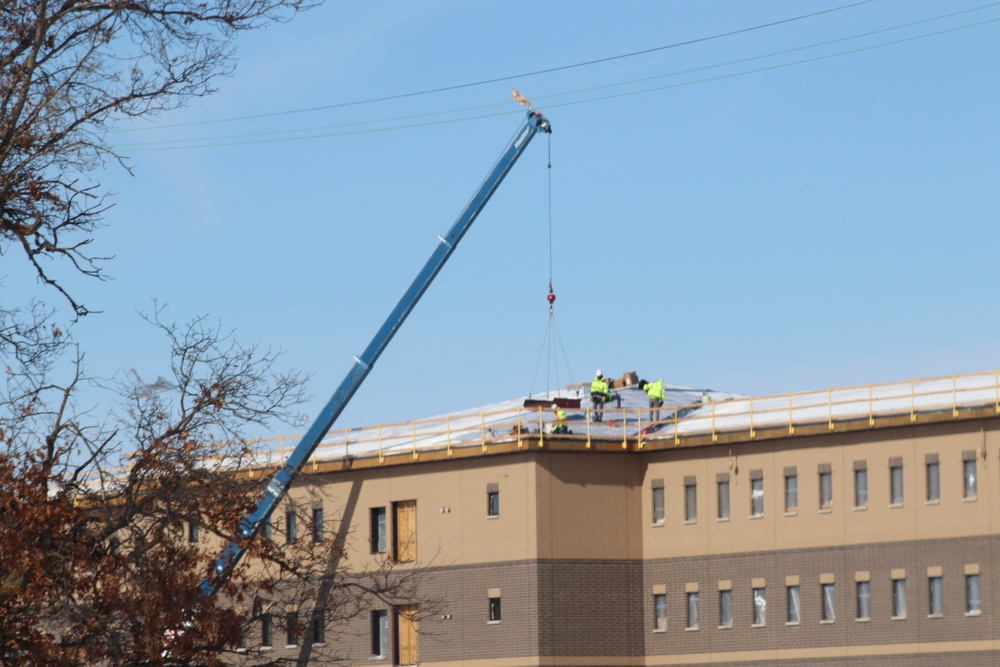 Early March update shows fiscal year 2020-funded barracks project remains on schedule at Fort McCoy