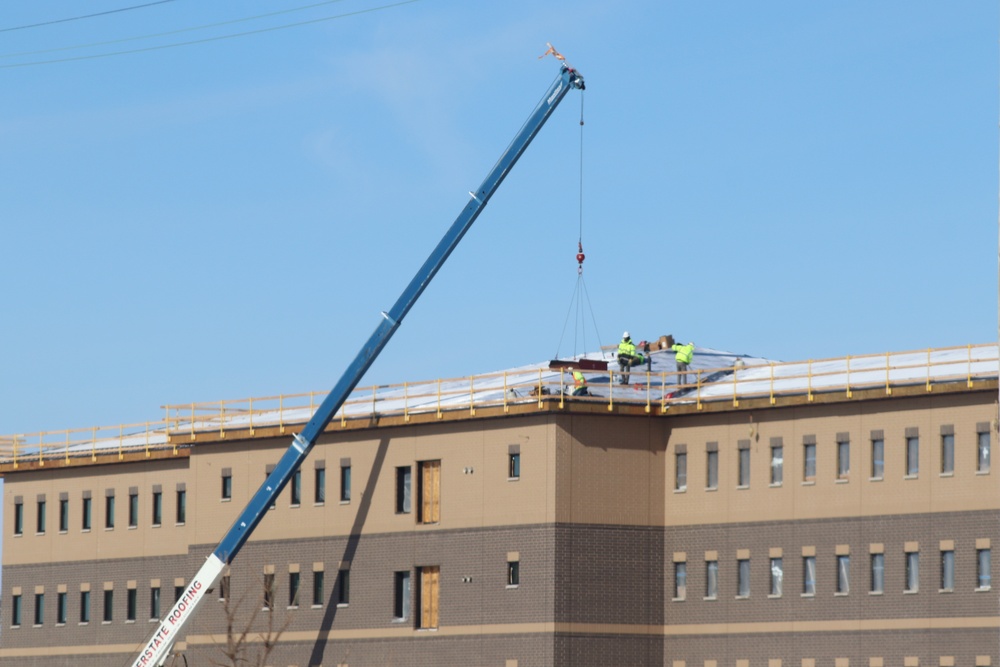 Early March update shows fiscal year 2020-funded barracks project remains on schedule at Fort McCoy