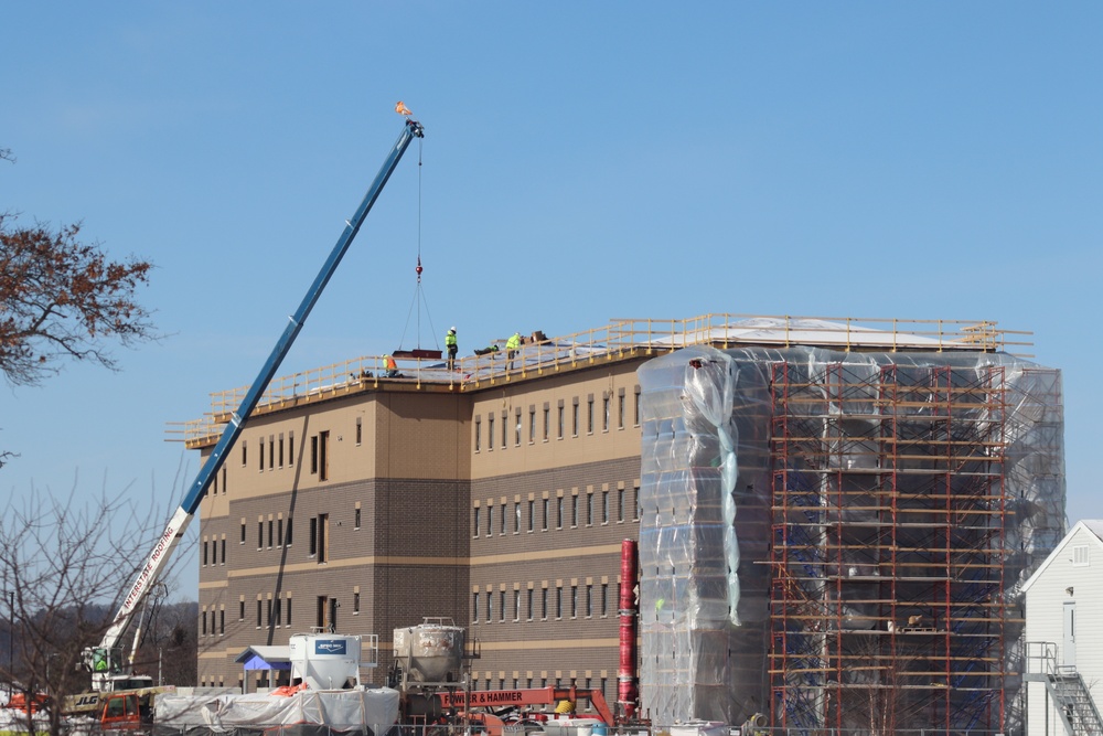 Early March update shows fiscal year 2020-funded barracks project remains on schedule at Fort McCoy