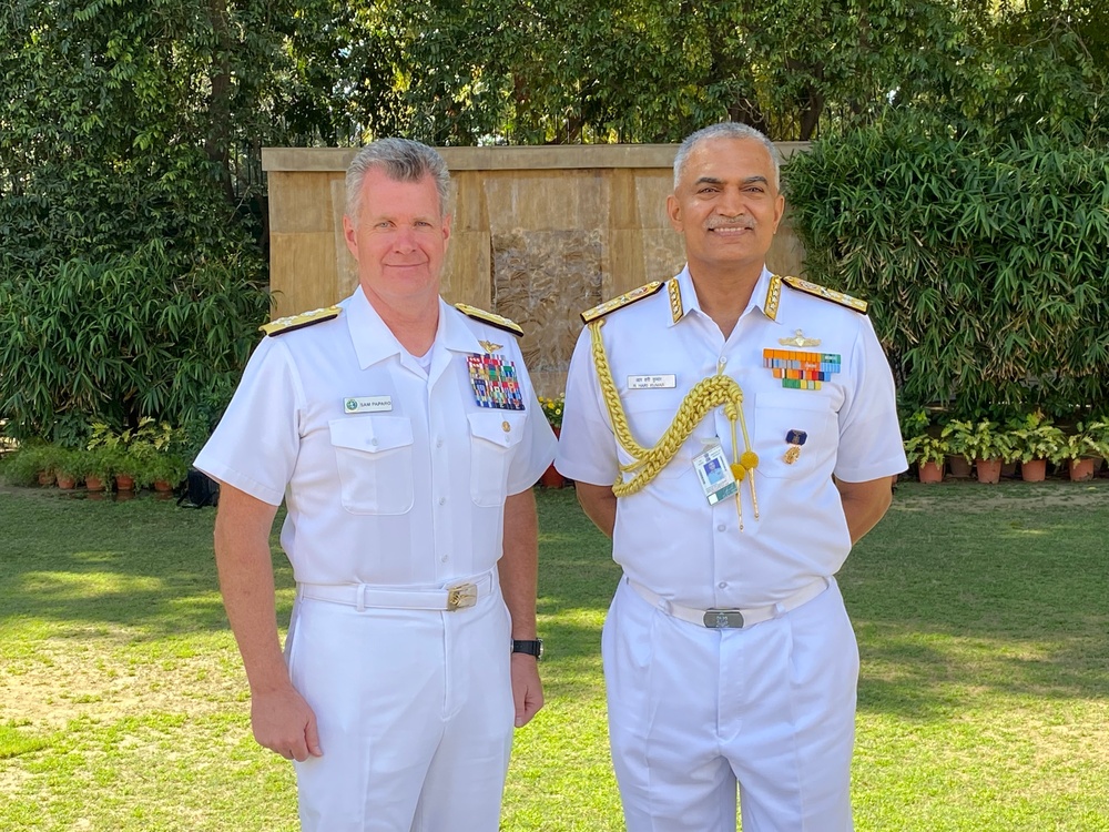 Commander, U.S. Pacific Fleet Met with Indian Navy Chief of Staff Adm. R. Hari Kumar