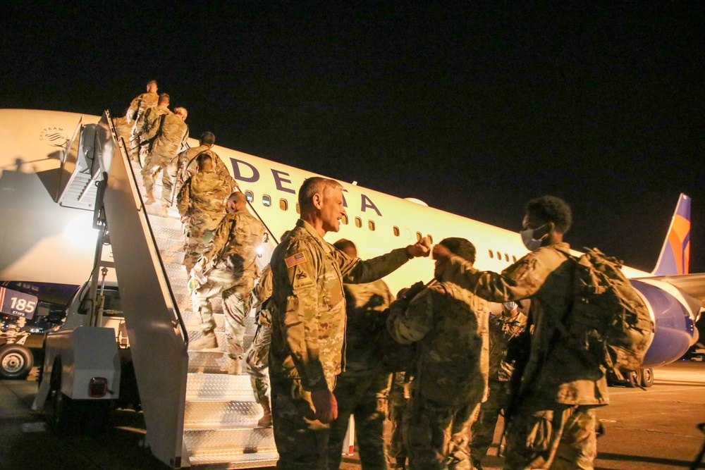 The 3rd Infantry Division's 1st Brigade deploys to Europe