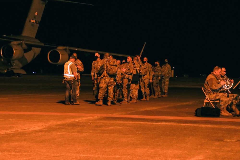 The 3rd Infantry Division's 1st Brigade deploys to Europe