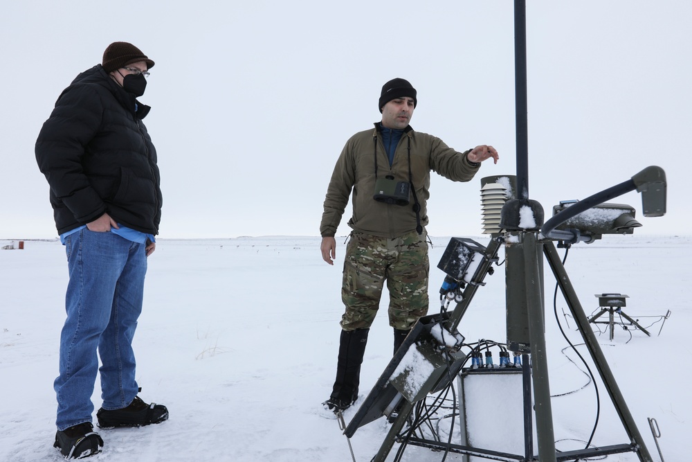 123rd Contingency Response Group and National Oceanic and Atmospheric Administration review arctic capabilities of TMOS