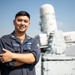 USS Tulsa Sailor poses for portrait