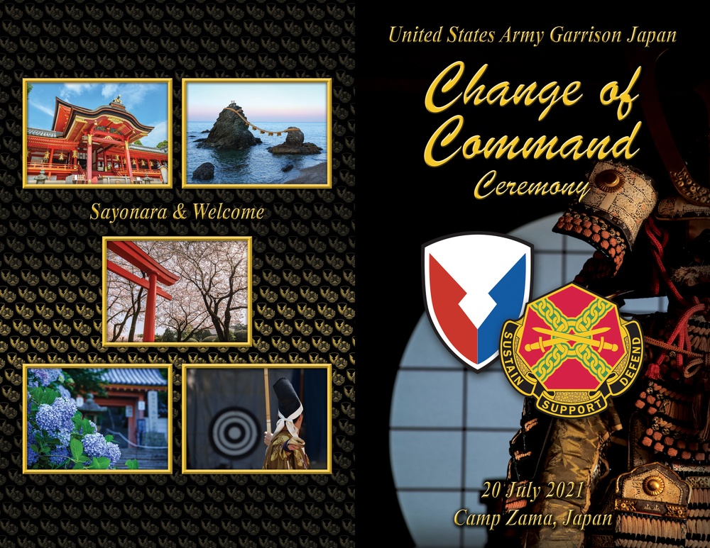 U.S. Army Garrison Japan Change of Command Brochure