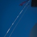 An F/A-18E Super Hornet Flies Over The USS Nimitz