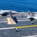 Two F/A-18E's Prepare To Launch Off Of The Flight Deck