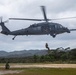 U.S. Marines conduct joint casualty hoist training drills