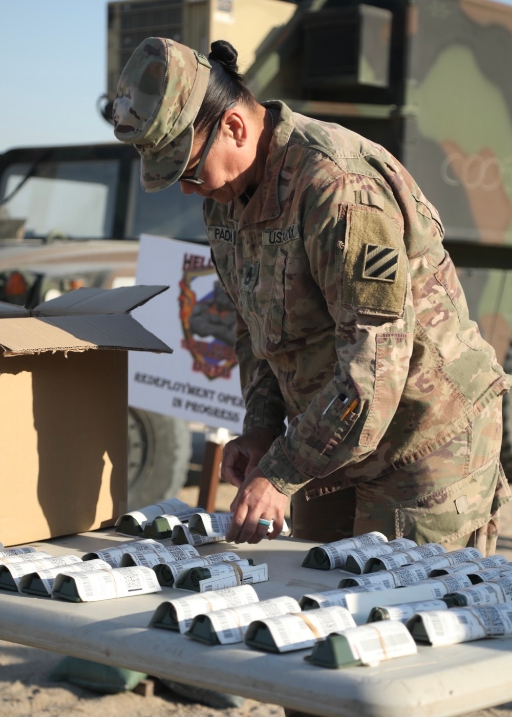 3rd DSB Conducts Redeployment HUMVEE Inspections