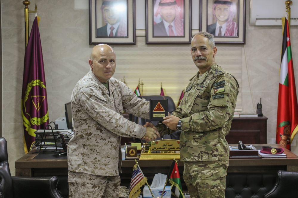 Brig. Gen. Sullivan visits the JAF QRF Brigade Commander