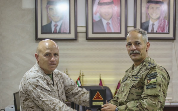 Brig. Gen. Sullivan visits the JAF QRF Brigade Commander
