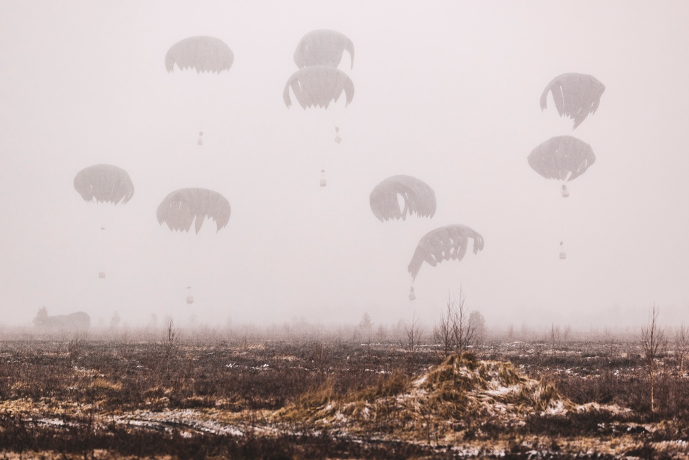 Aerial Resupply Operations Conducted by the 16th Sustainment Brigade in Latvia