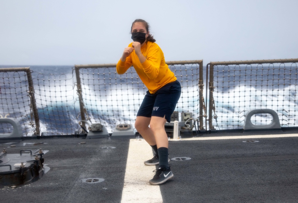 USS Milius SRF Training