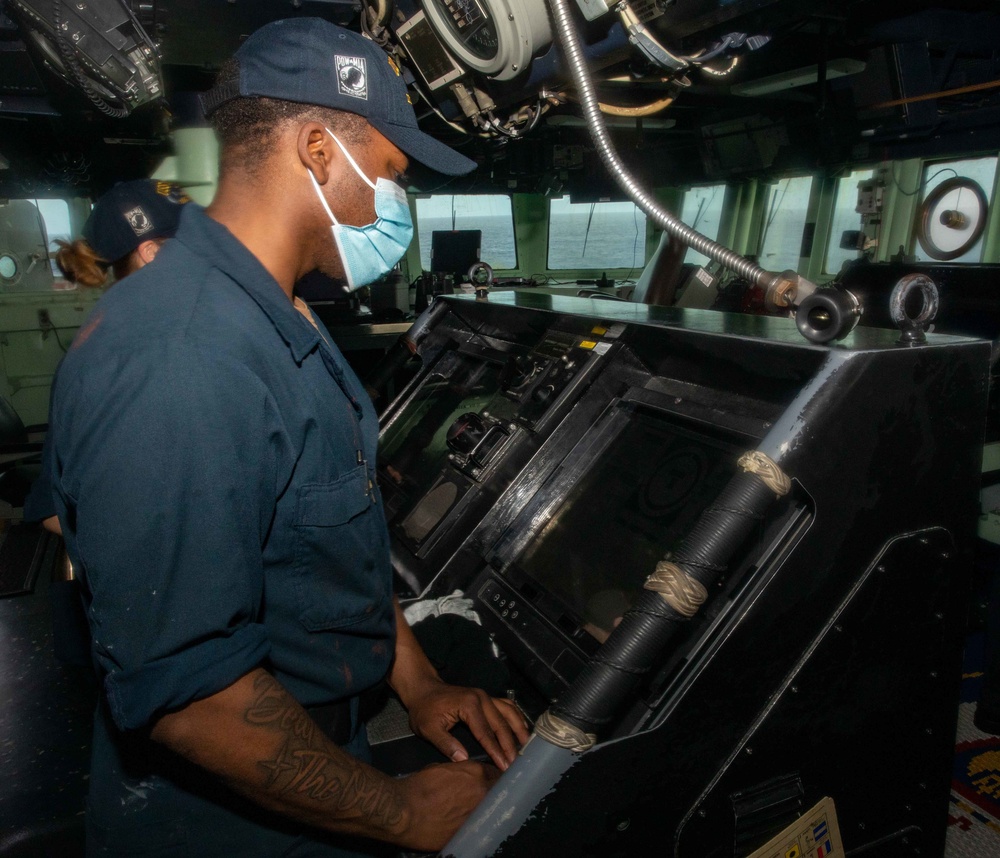 SN Walker Adjusts Ship's Speed