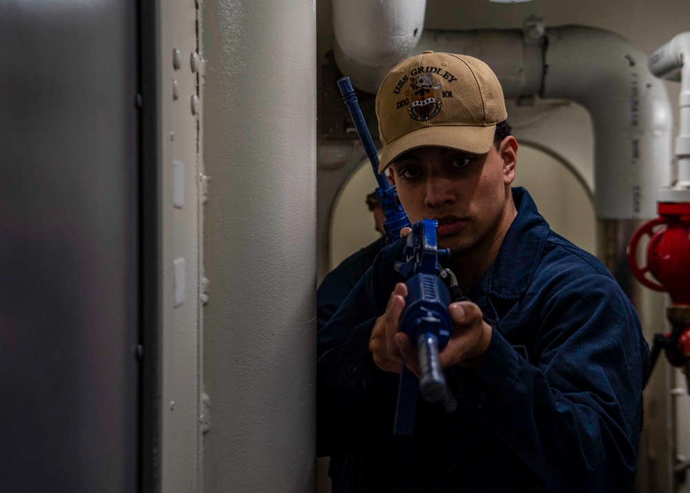 Gridley conducts force protection training