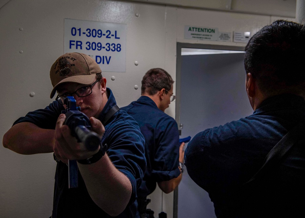 Gridley conducts force protection training