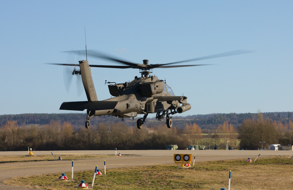 1st Air Calvary Division Apaches en route to Poland